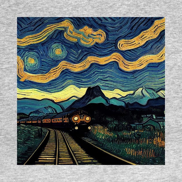 Starry Night Wizarding Express Train by Grassroots Green